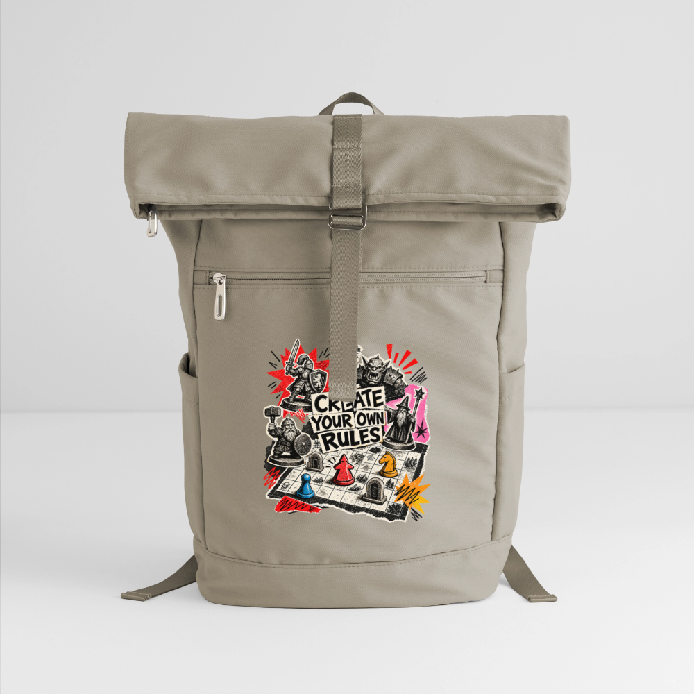 Create Your Own Rules - Laptop-Rucksack - Sandbeige