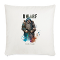 Dwarf – Rock Solid - Sofakissen mit Füllung 44 x 44 cm - Naturweiß 