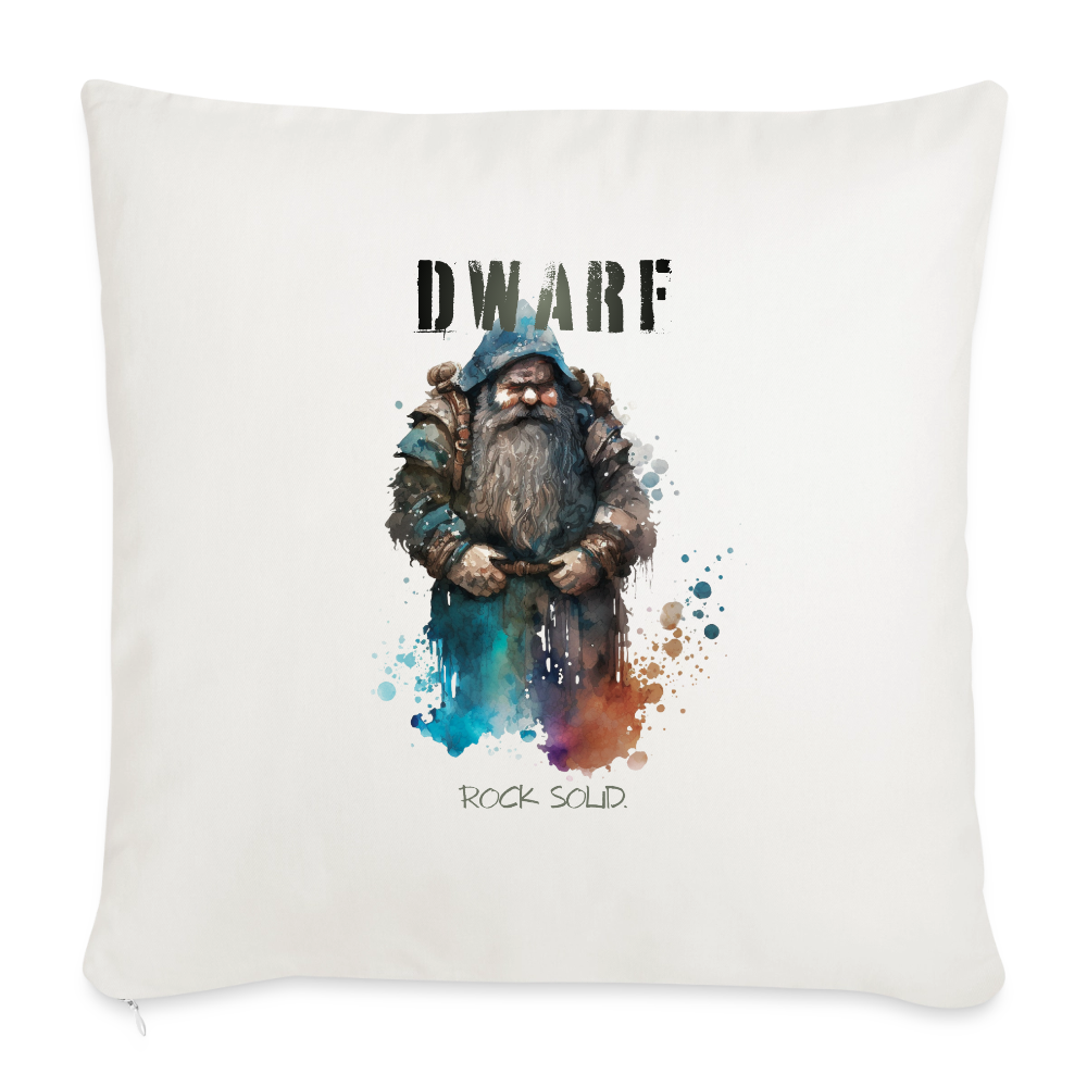 Dwarf – Rock Solid - Sofakissen mit Füllung 44 x 44 cm - Naturweiß 