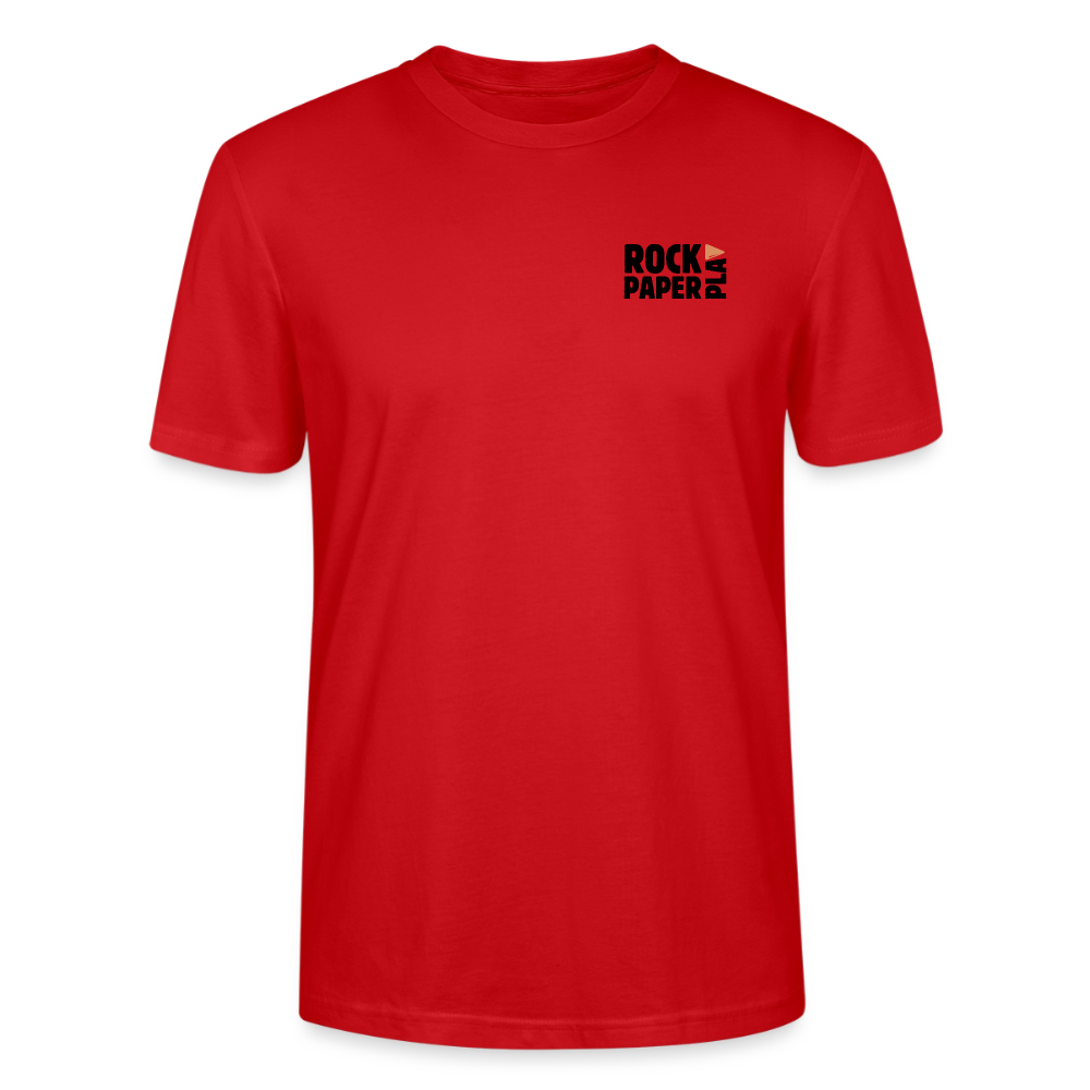 Space Frontier, unisex T-Shirt aus Bio-Baumwolle - Rot