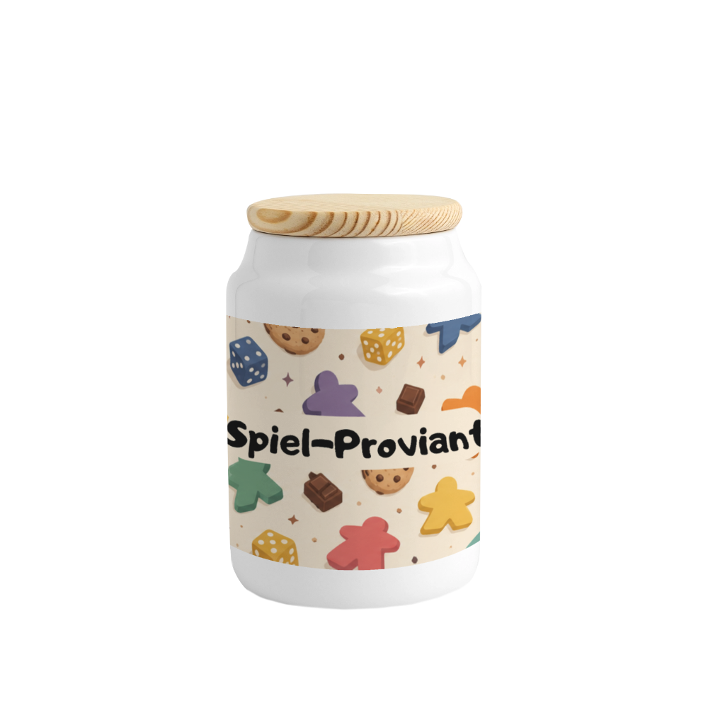 Spiel-Proviant -  Keksdose - Weiß