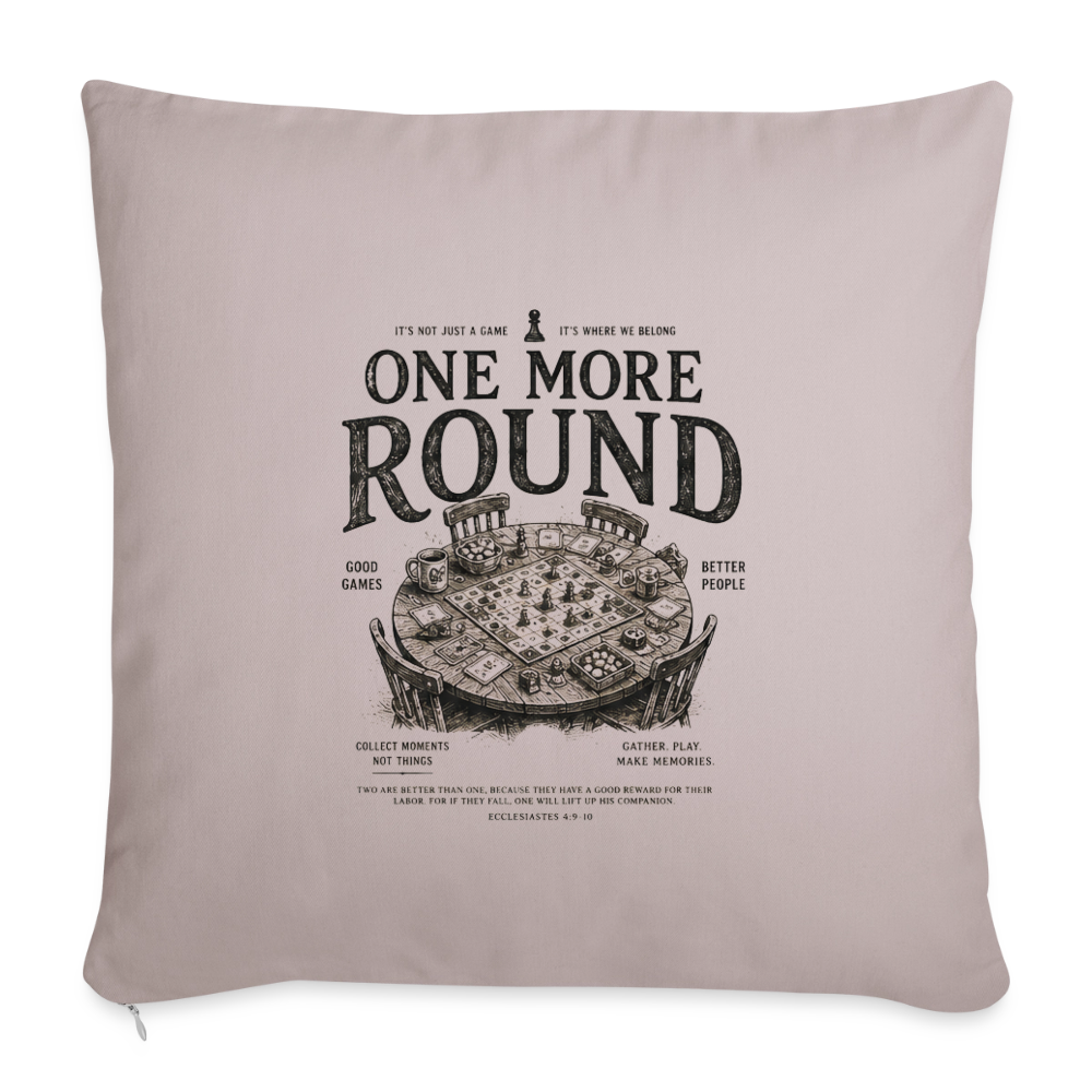 One More Round - Sofakissen mit Füllung 44 x 44 cm - helles Taupe