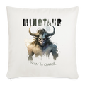 Minotaur – Born to Charge - Sofakissen mit Füllung 44 x 44 cm - Naturweiß 