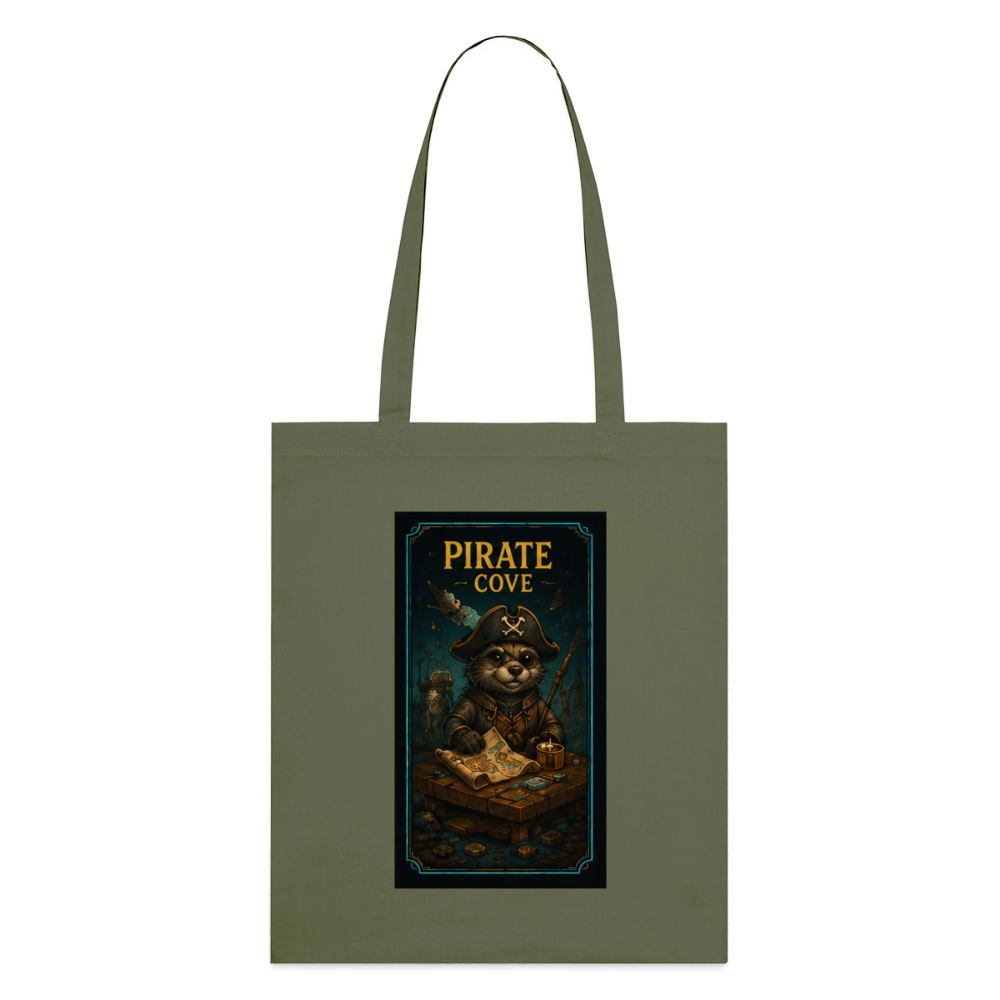 Pirate Cove, Stoffbeutel aus Bio-Baumwolle - Khaki