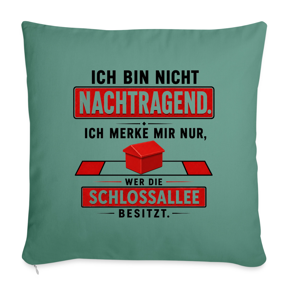 Die Schlossallee gehört mir! - Sofakissen mit Füllung 44 x 44 cm - Tanngrün