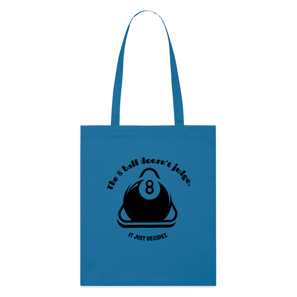 8-Ball Decides, Stoffbeutel aus Bio-Baumwolle - royal blue