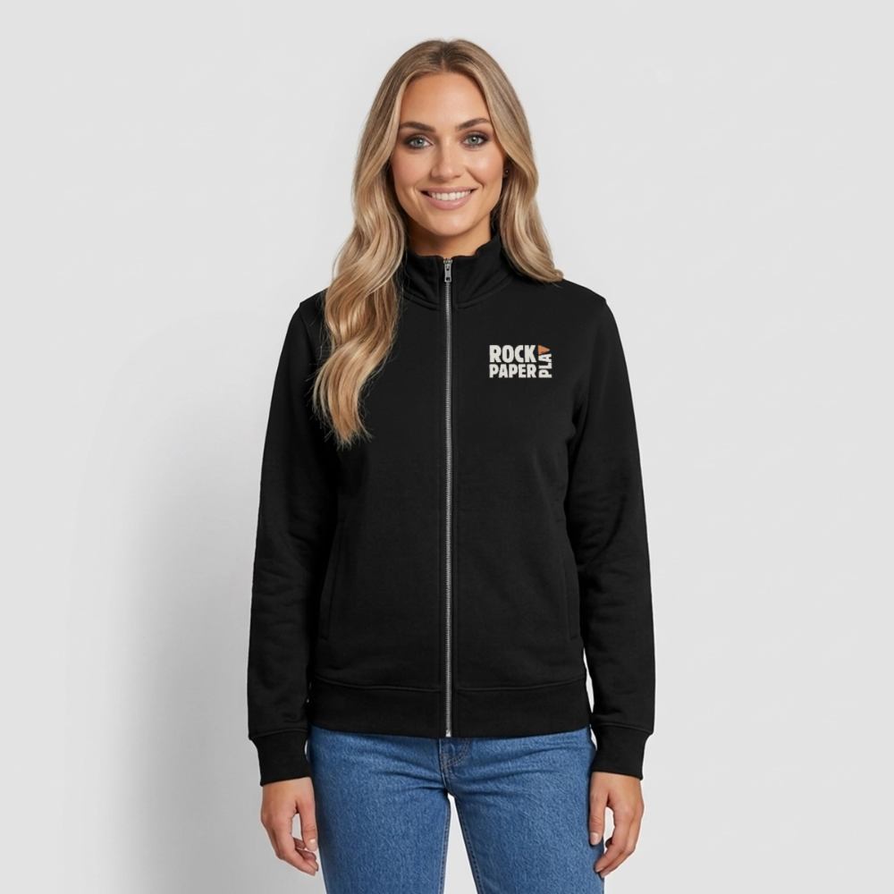 Good Games Only - unisex Sweatshirt-Jacke aus Bio-Baumwollgemisch - Schwarz