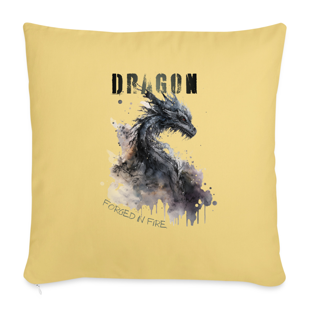 Dragon – Forged in Fire - Sofakissen mit Füllung 44 x 44 cm - Hellgelb