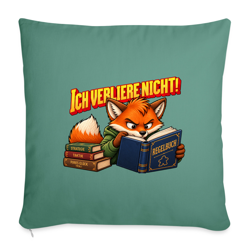 Ich verliere nicht! - Sofakissen mit Füllung 44 x 44 cm - Tanngrün