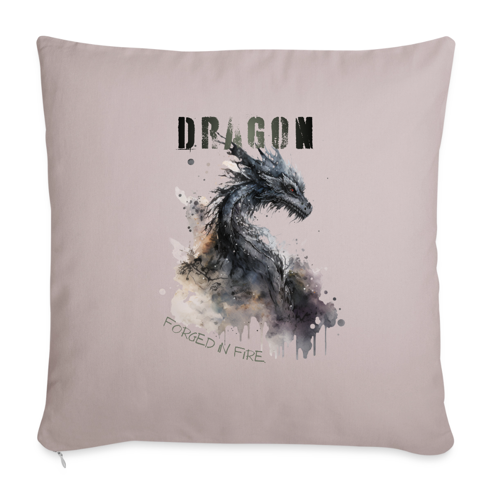 Dragon – Forged in Fire - Sofakissen mit Füllung 44 x 44 cm - helles Taupe