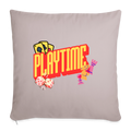 PLAYTIME - Sofakissen mit Füllung 44 x 44 cm - helles Taupe