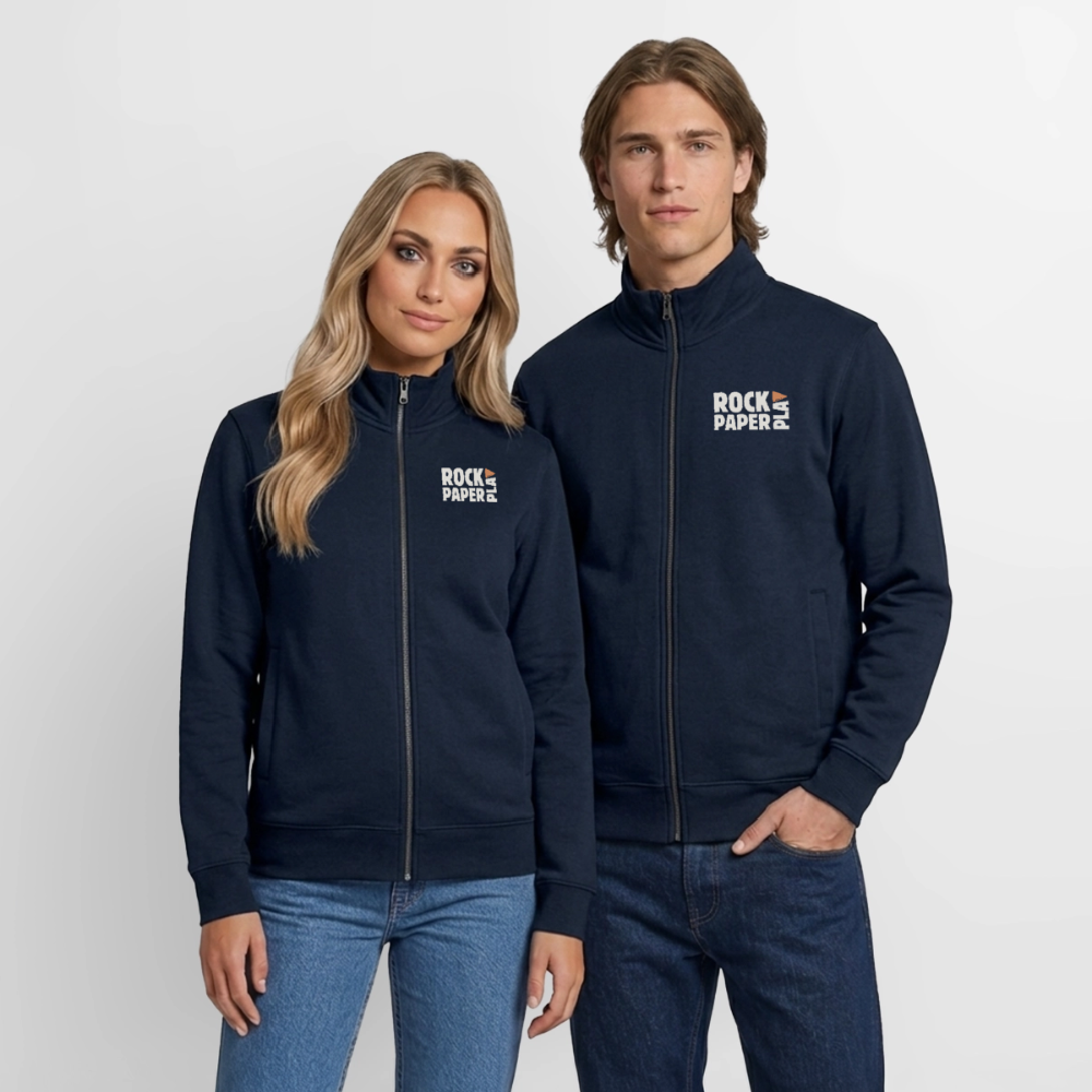 Good Games Only - unisex Sweatshirt-Jacke aus Bio-Baumwollgemisch - Navy