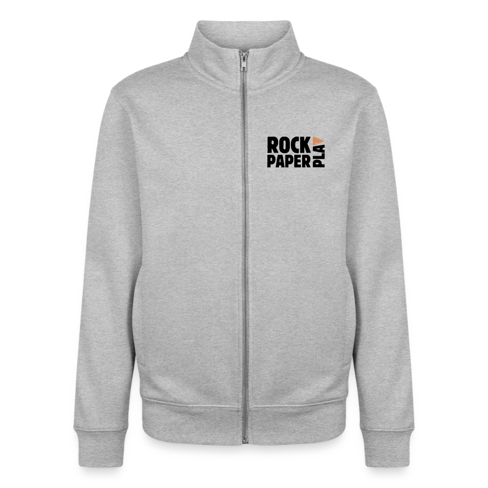 Sudoku Liar, unisex Sweatshirt-Jacke aus Bio-Baumwollgemisch - heather grey