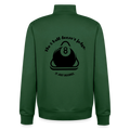 8-Ball Decides, unisex Sweatshirt-Jacke aus Bio-Baumwollgemisch - bottle green