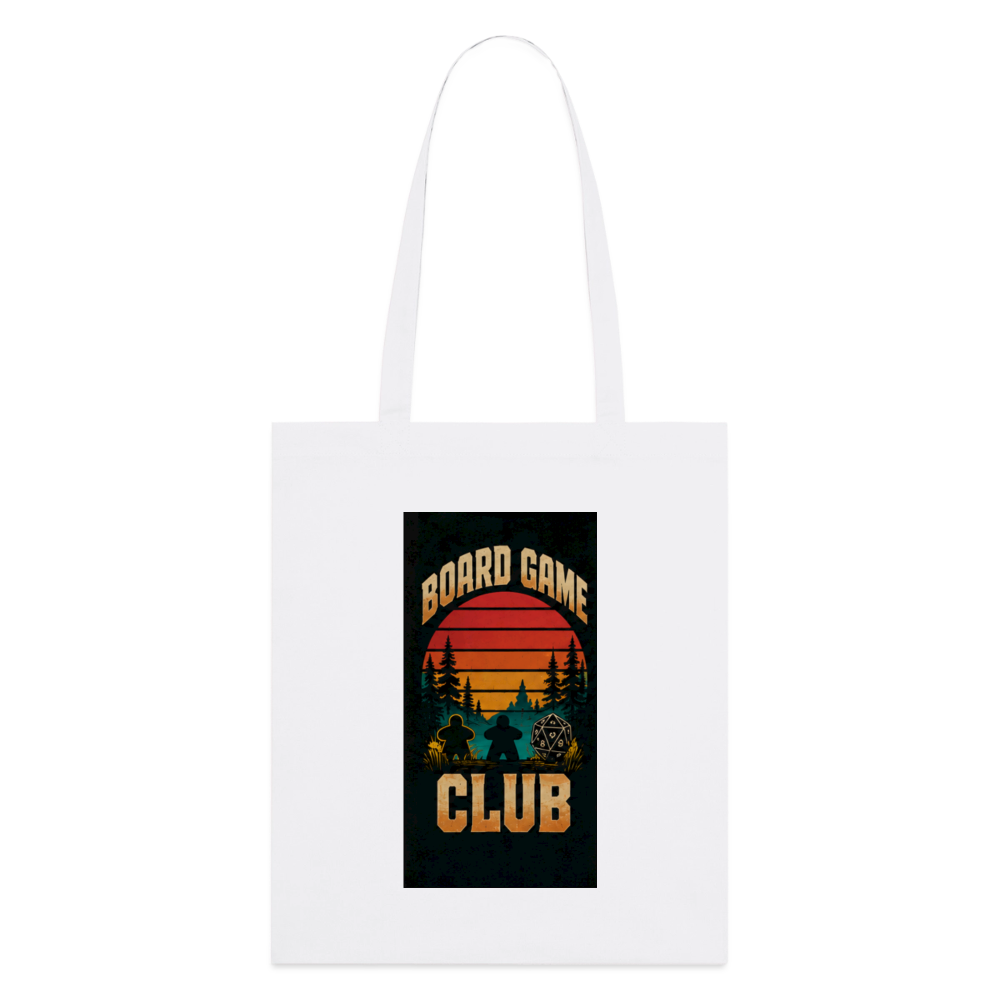 Board Game Club, Stoffbeutel aus Bio-Baumwolle - Weiß