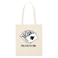 Royal Flush Broke,  Stoffbeutel aus Bio-Baumwolle - soft Ecru
