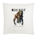 Werewolf – Trust Your Instincts - Sofakissen mit Füllung 44 x 44 cm - Naturweiß 