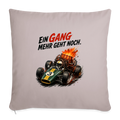Ein Gang mehr - Sofakissen mit Füllung 44 x 44 cm - helles Taupe