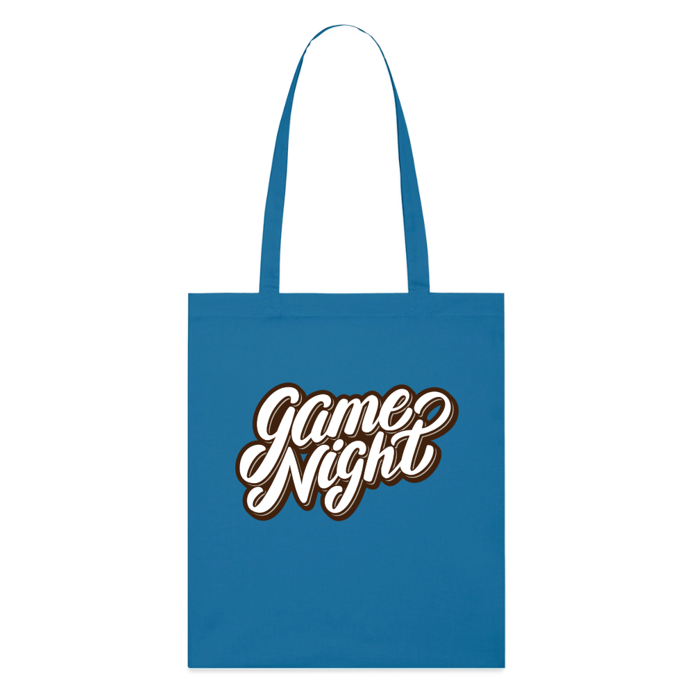 Game Night Classic, Stoffbeutel aus Bio-Baumwolle - royal blue