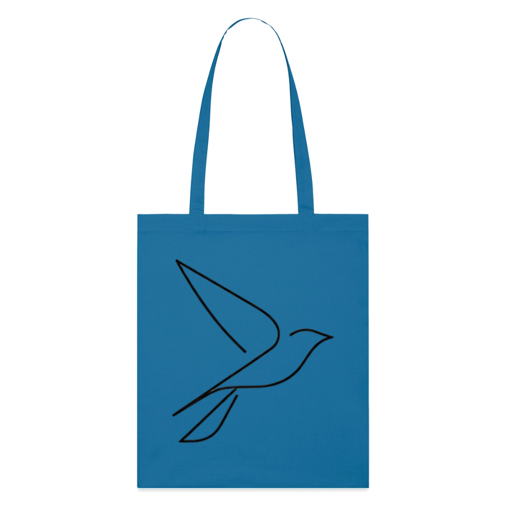 Take Flight, Stoffbeutel aus Bio-Baumwolle - royal blue