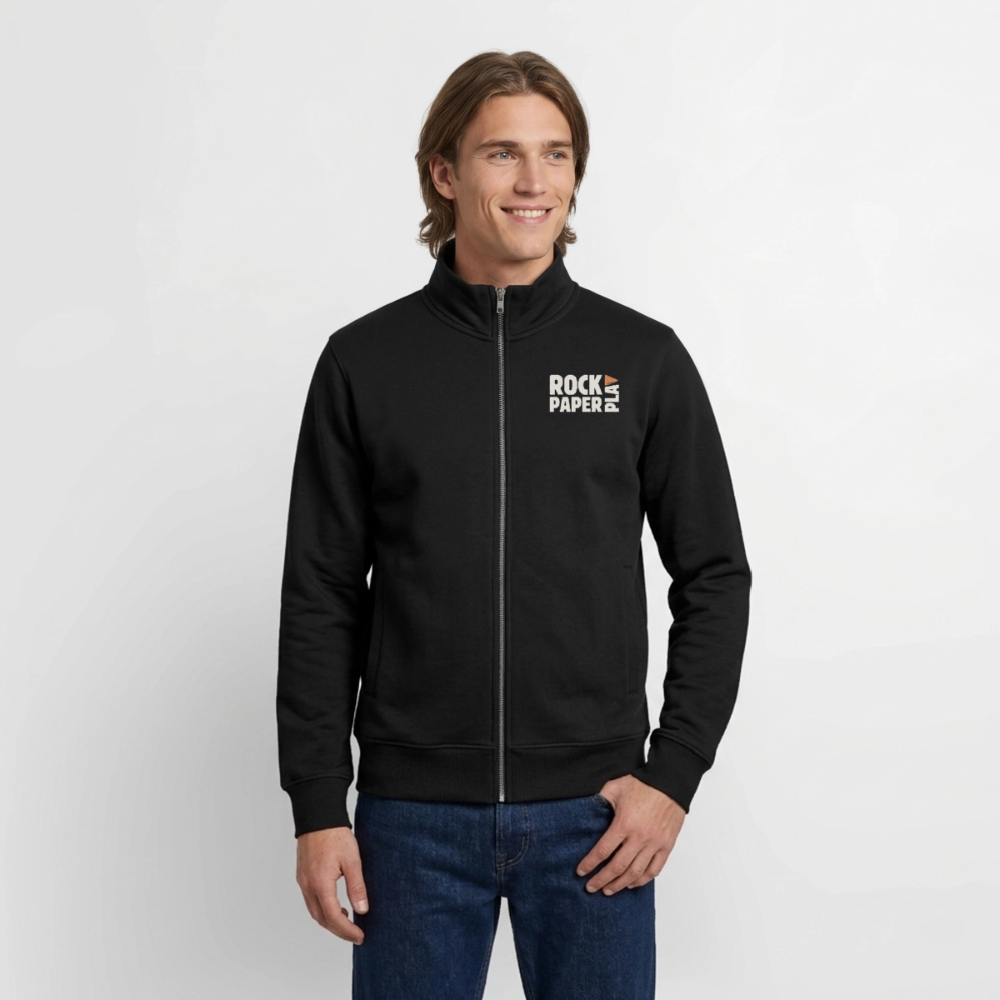 Good Games Only - unisex Sweatshirt-Jacke aus Bio-Baumwollgemisch - Schwarz