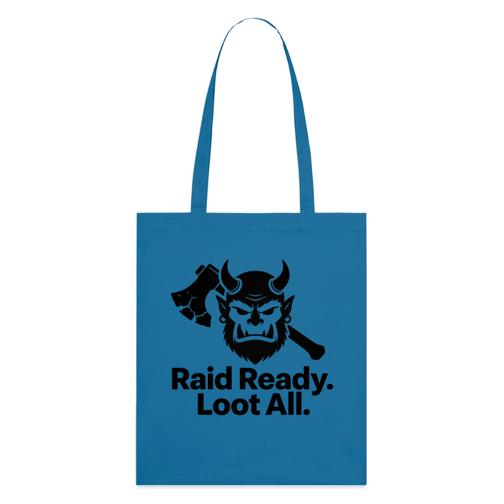 Loot Goblin Mode, Stoffbeutel aus Bio-Baumwolle - royal blue