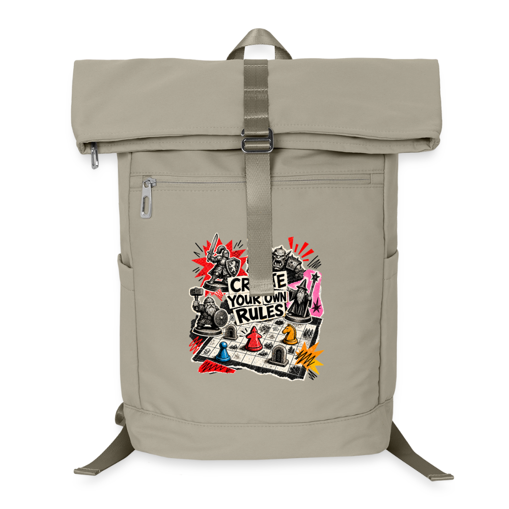 Create Your Own Rules - Laptop-Rucksack - Sandbeige