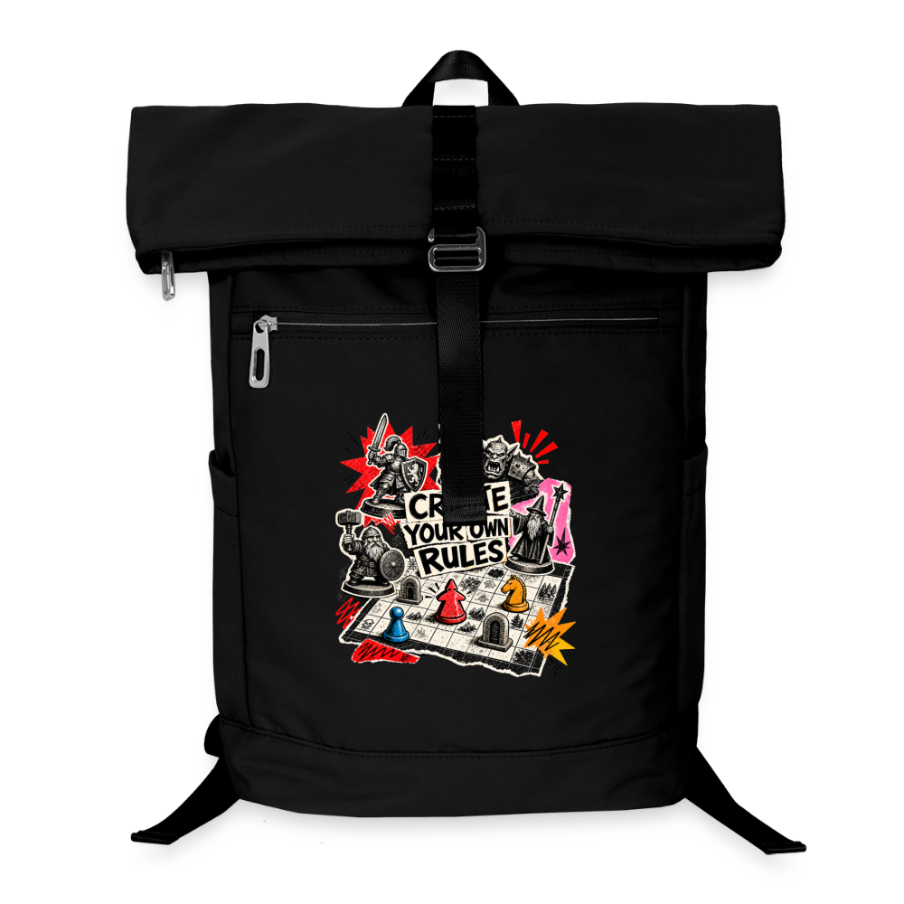 Create Your Own Rules - Laptop-Rucksack - Schwarz