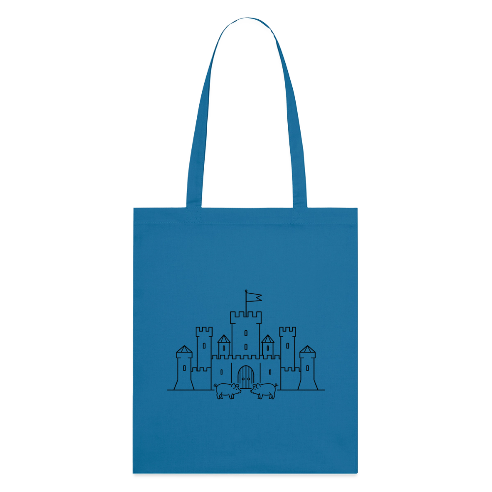 Quiet Strategy, Stoffbeutel aus Bio-Baumwolle - royal blue
