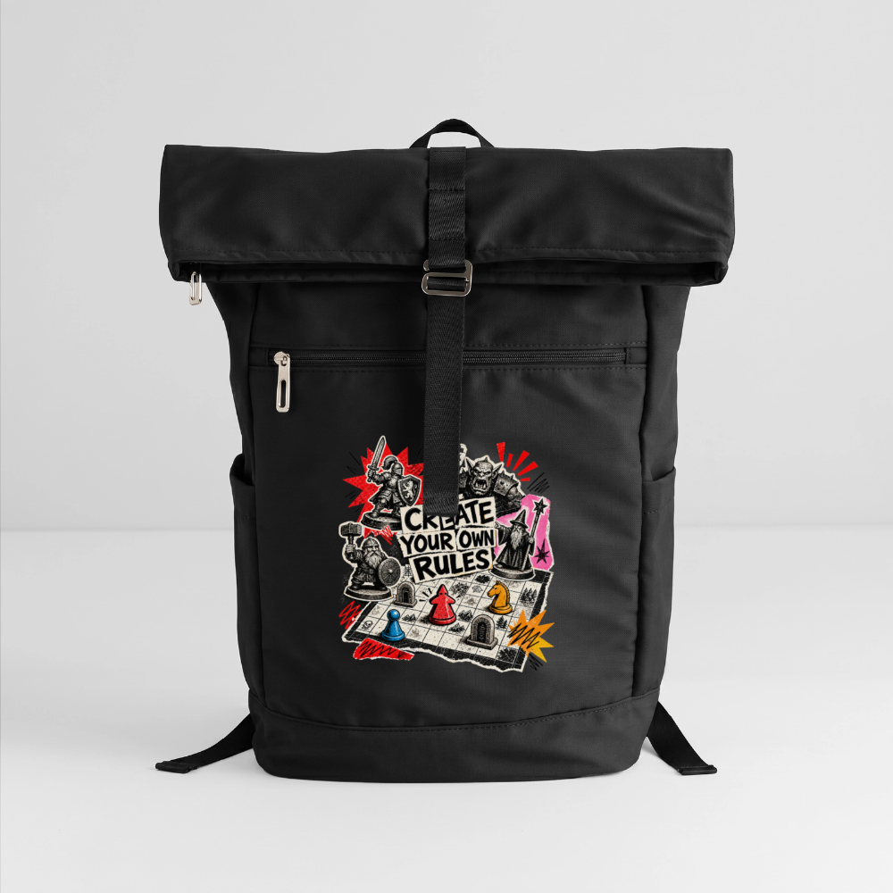Create Your Own Rules - Laptop-Rucksack - Schwarz