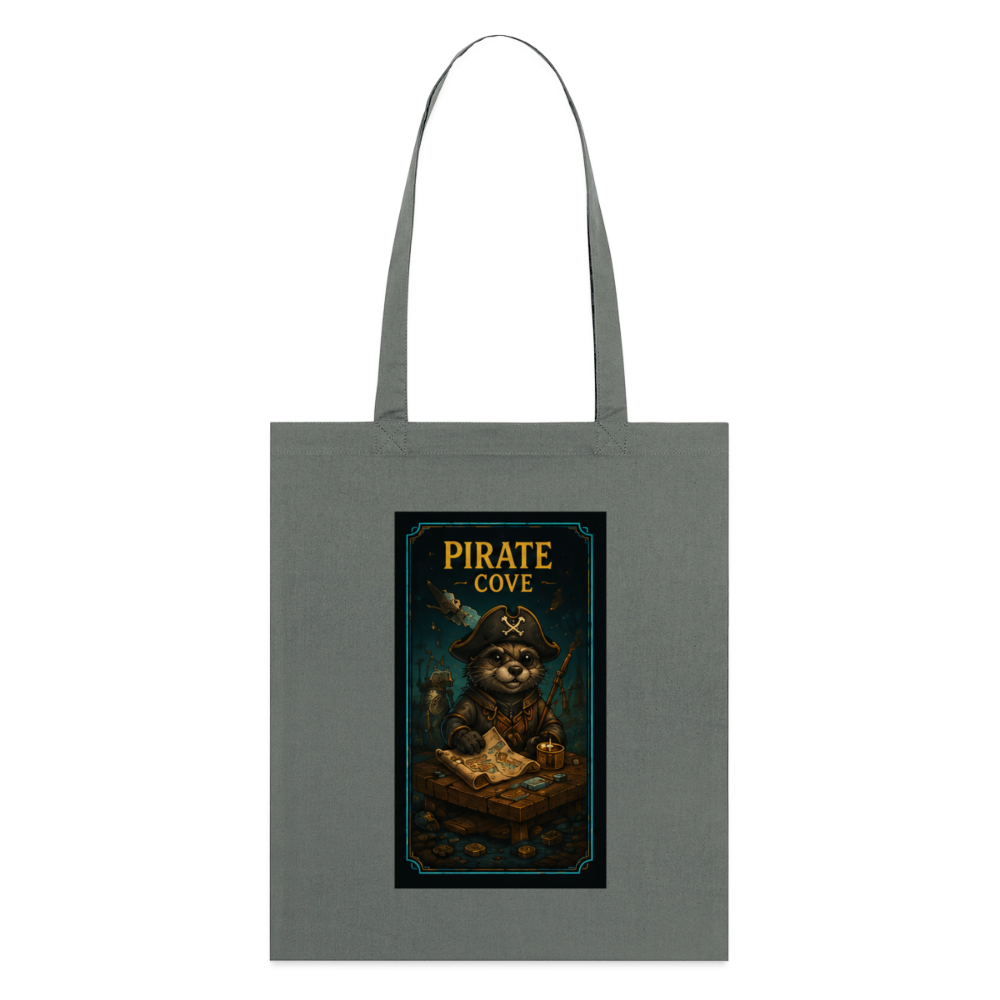 Pirate Cove, Stoffbeutel aus Bio-Baumwolle - Anthrazit