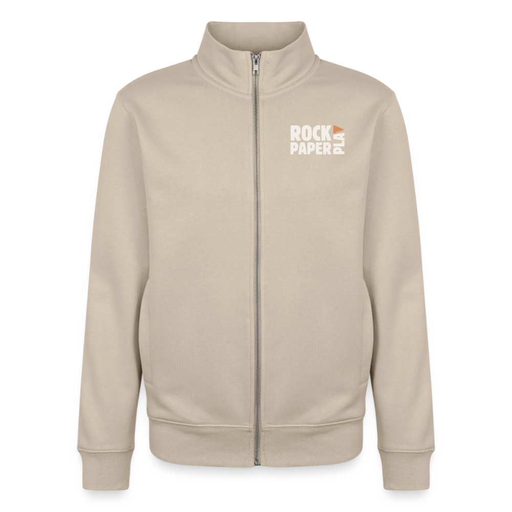 Good Games Only - unisex Sweatshirt-Jacke aus Bio-Baumwollgemisch - Cremebeige