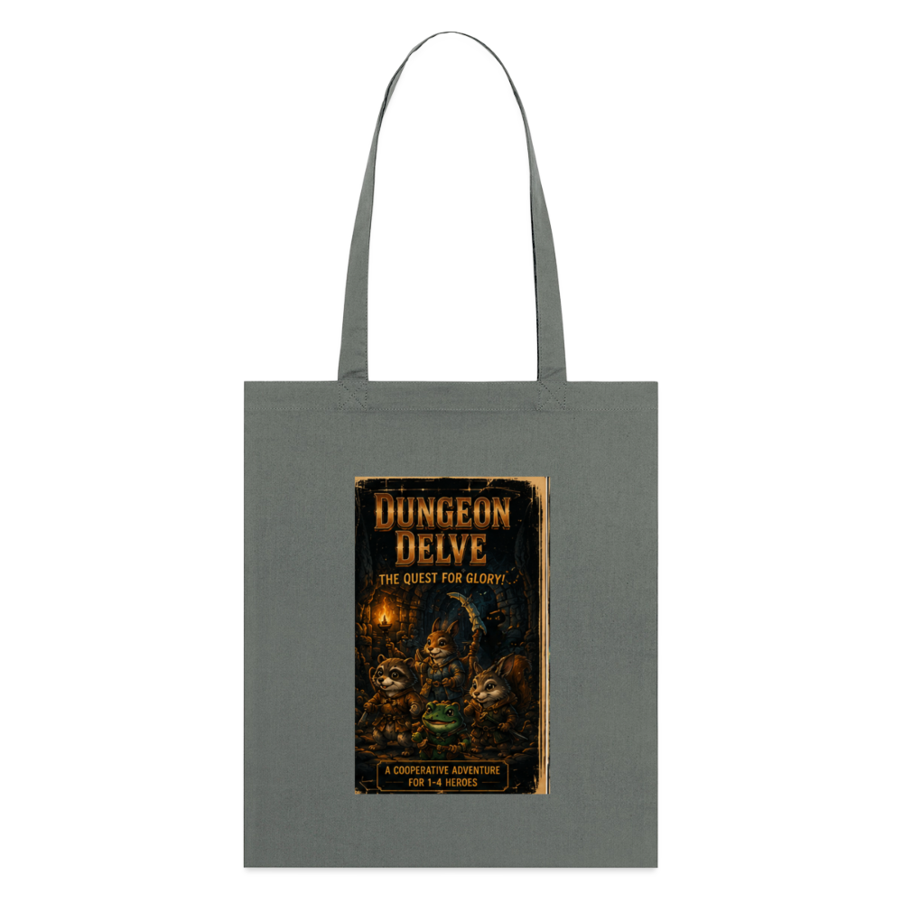 Dungeon Delve, Stoffbeutel aus Bio-Baumwolle - Anthrazit