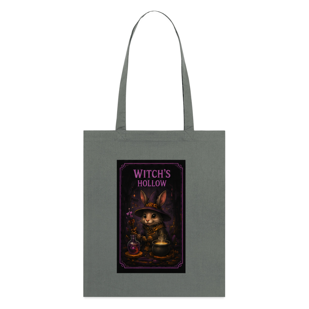 Witch´s Hollow, Stoffbeutel aus Bio-Baumwolle - Anthrazit