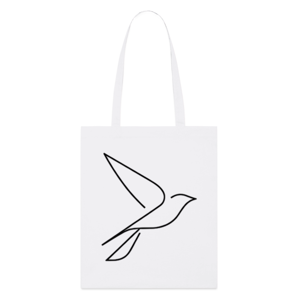 Take Flight, Stoffbeutel aus Bio-Baumwolle - white