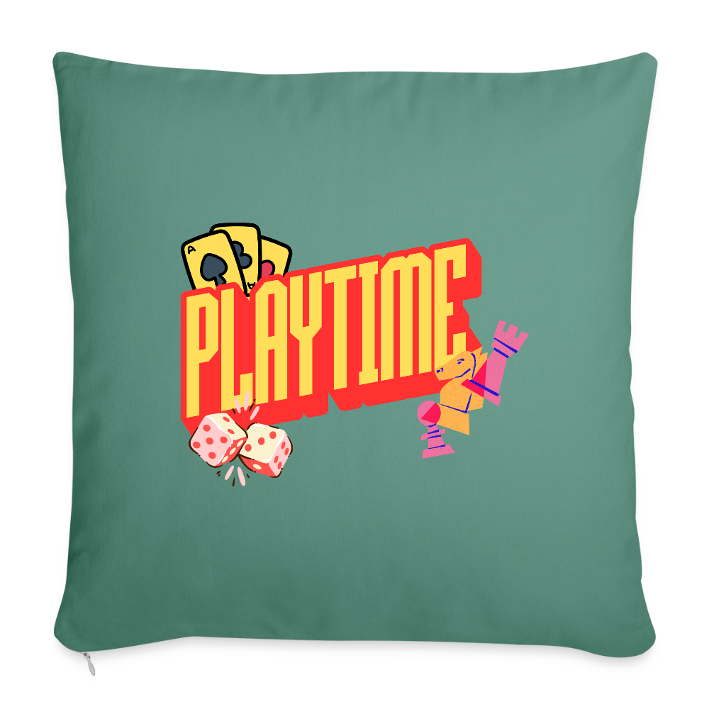 PLAYTIME - Sofakissen mit Füllung 44 x 44 cm - Tanngrün