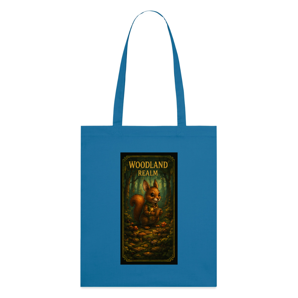 Woodland Realm, Stoffbeutel aus Bio-Baumwolle - Königsblau