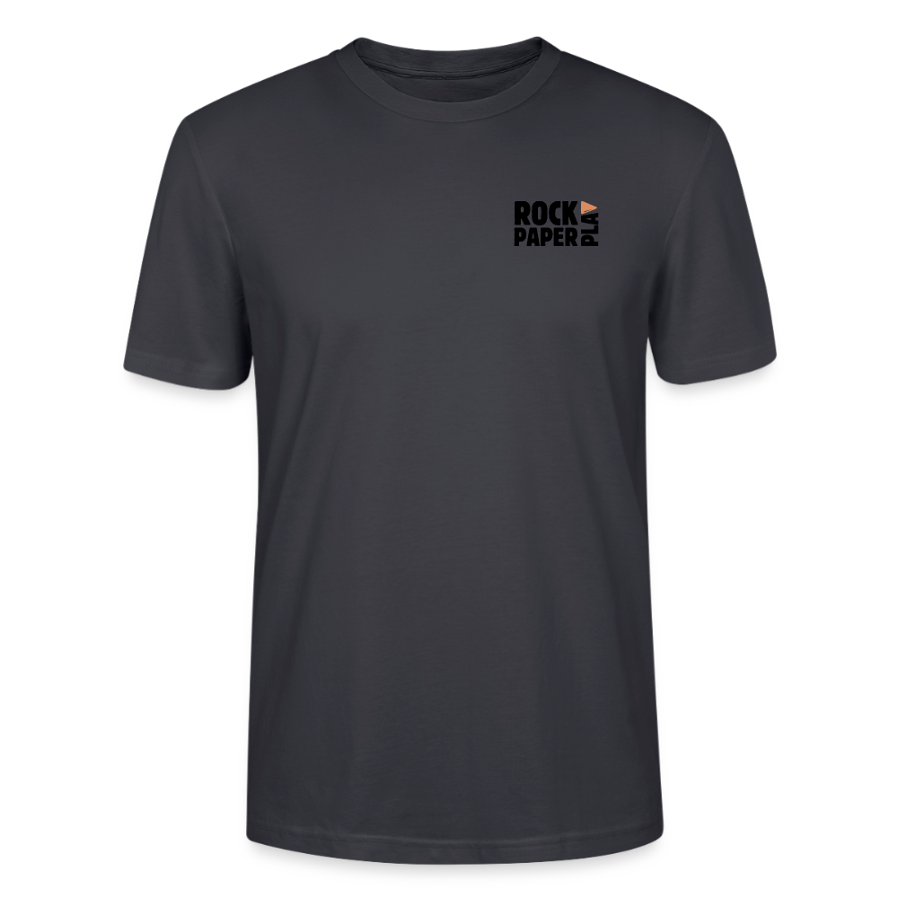 Space Frontier, unisex T-Shirt aus Bio-Baumwolle - Dunkles Graublau