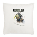 Goblin – Small Hands. Big Plans. - Sofakissen mit Füllung 44 x 44 cm - Naturweiß 