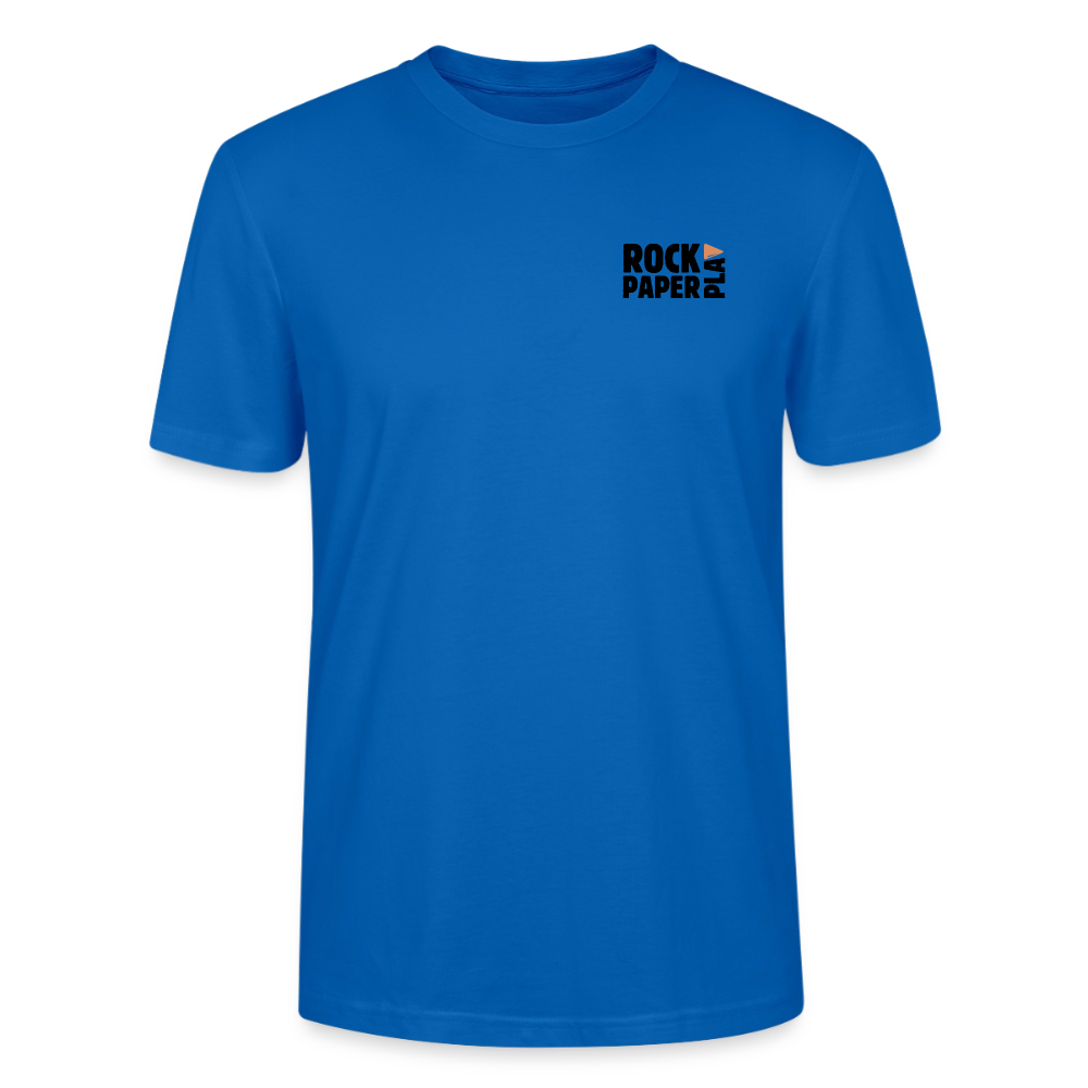 Space Frontier, unisex T-Shirt aus Bio-Baumwolle - Pfauenblau