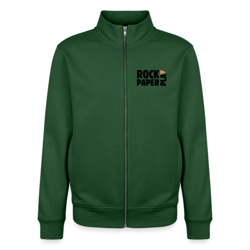 8-Ball Decides, unisex Sweatshirt-Jacke aus Bio-Baumwollgemisch - bottle green