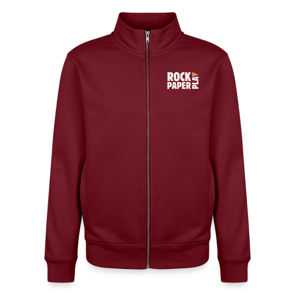 Good Games Only - unisex Sweatshirt-Jacke aus Bio-Baumwollgemisch - Burgunderrot