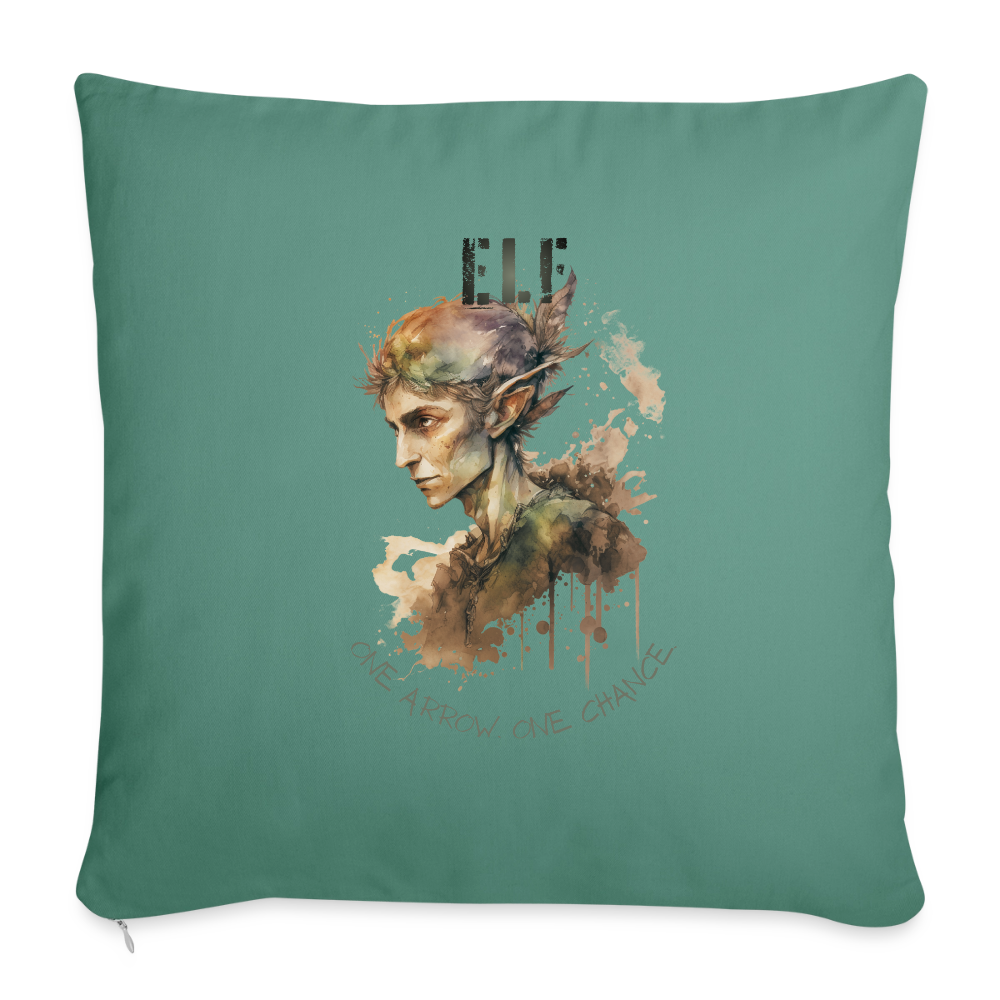 Elf – One Arrow. One Chance. - Sofakissen mit Füllung 44 x 44 cm - Tanngrün
