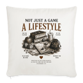 Not Just A Game - Sofakissen mit Füllung 44 x 44 cm - Naturweiß 