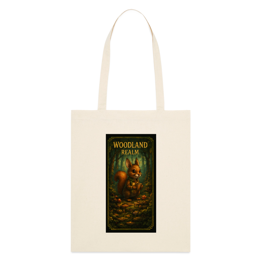 Woodland Realm, Stoffbeutel aus Bio-Baumwolle - Natur