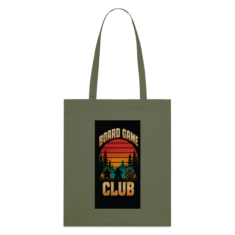Board Game Club, Stoffbeutel aus Bio-Baumwolle - Khaki