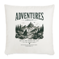 Adventures Await. - Sofakissen mit Füllung 44 x 44 cm - Naturweiß 
