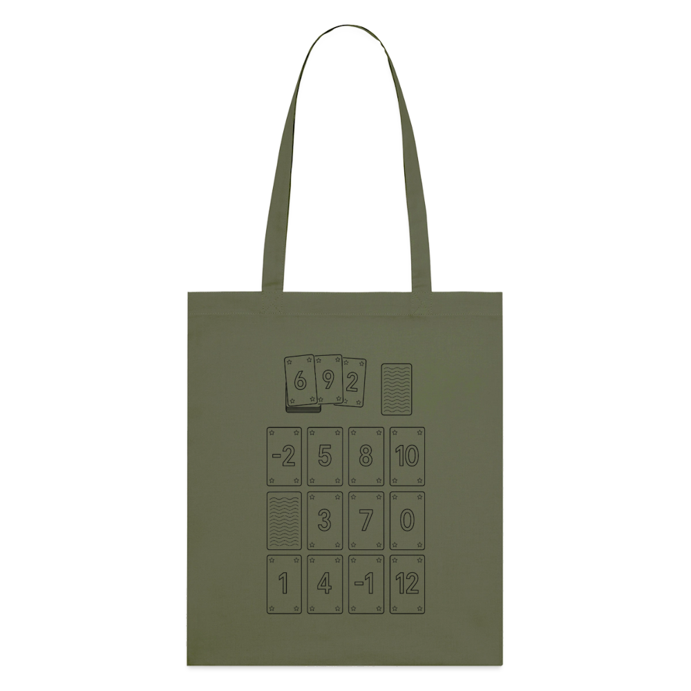 Low Wins, Stoffbeutel aus Bio-Baumwolle - khaki