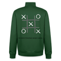 Erste Strategie, unisex Sweatshirt-Jacke aus Bio-Baumwollgemisch - bottle green
