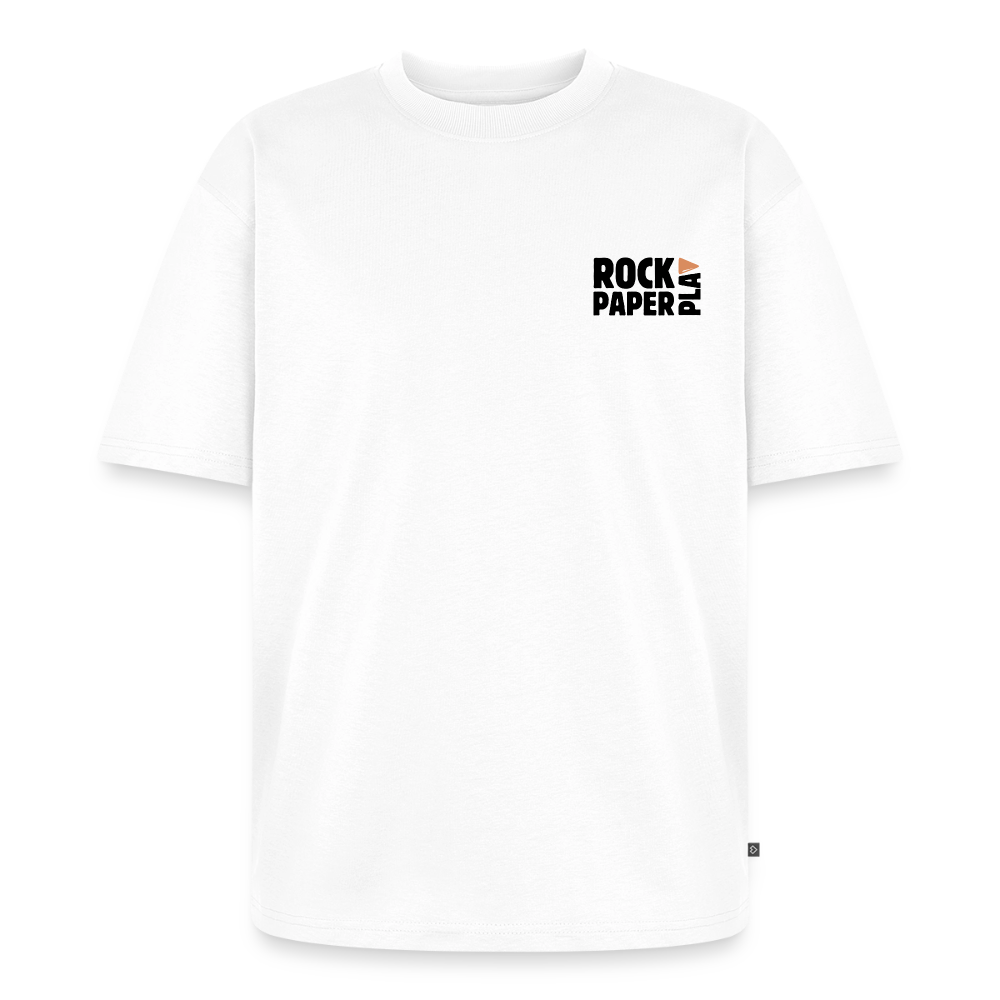 Good Games Only, Oversized unisex T-Shirt aus Bio-Baumwolle - Weiß